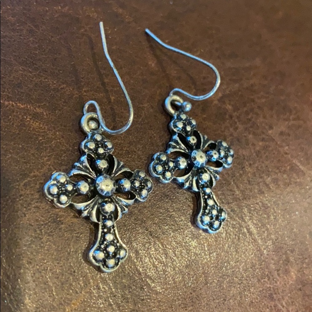 NWT Cross Earrings